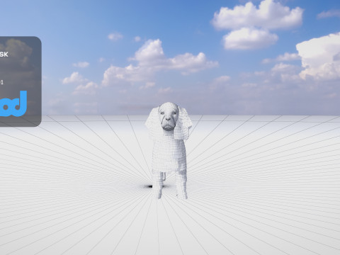 Cocker Spaniel Small Dog 3Dモデル