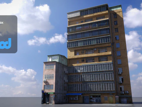 TWハウス002 3Dモデル