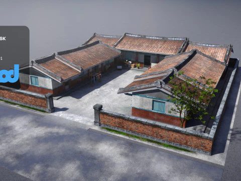San Hij Yuan 02 3D Model