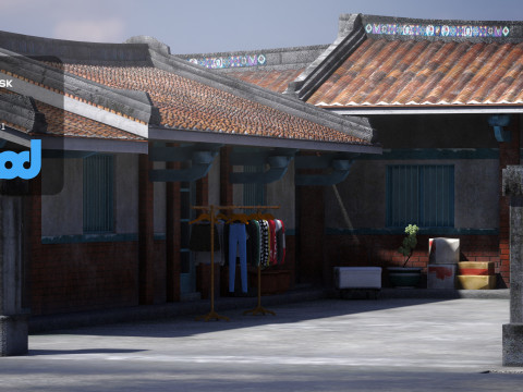 San He Yuan 02 3Dモデル