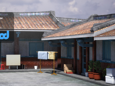 San He Yuan 02 3Dモデル