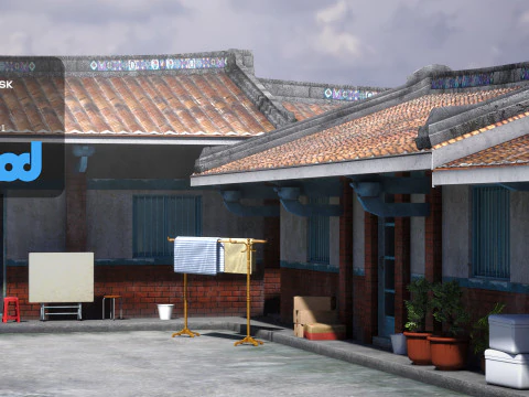 San He Yuan 02 3D Model