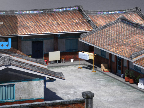 San He Yuan 02 3Dモデル