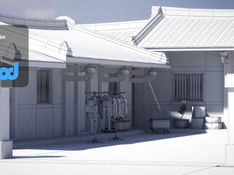 San He Yuan 02 3D Model