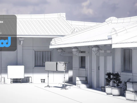San He Yuan 02 3D Model