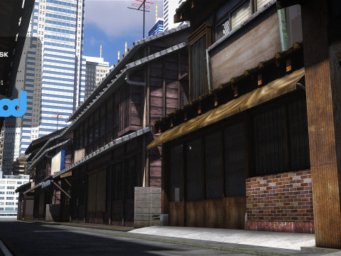 Okonomiyaki Shop Modèle 3D