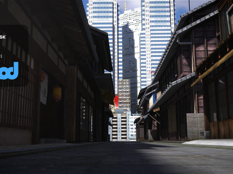 Okonomiyaki Shop 3D Model