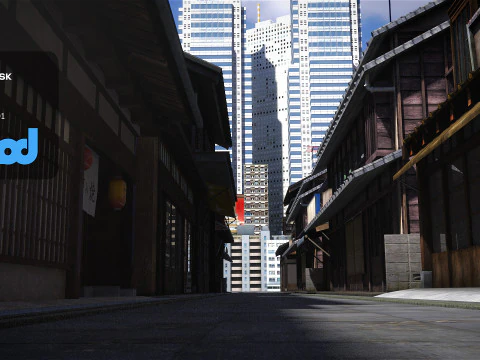 Okonomiyaki Shop 3D Model