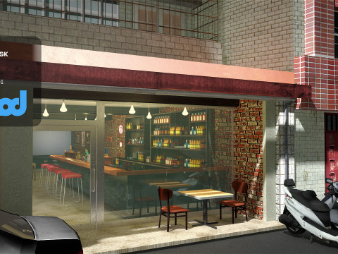 Small Pub 3Dモデル