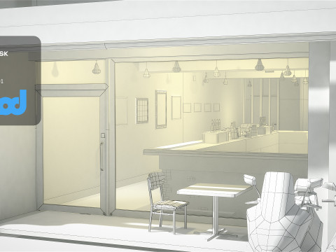 Small Pub 3Dモデル