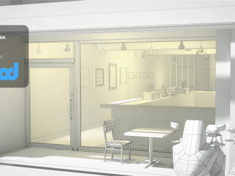 Small Pub 3D Model