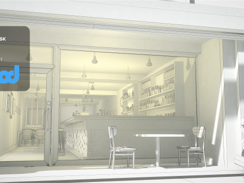 Small Pub 3Dモデル