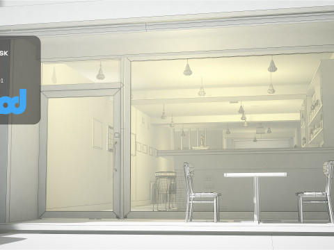 Small Pub 3Dモデル