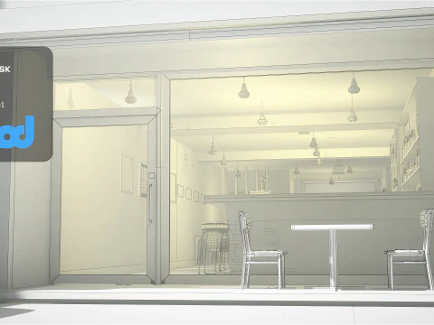 Small Pub 3D Model