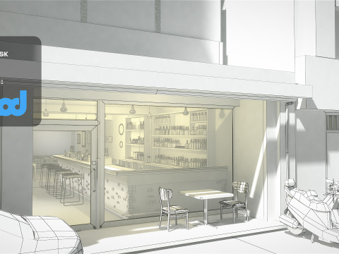 Small Pub 3Dモデル