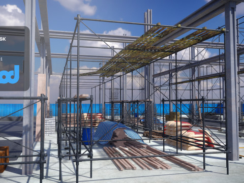Construction Site 3Dモデル