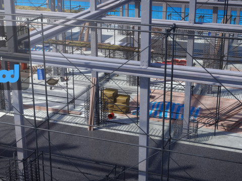 Construction Site 3Dモデル