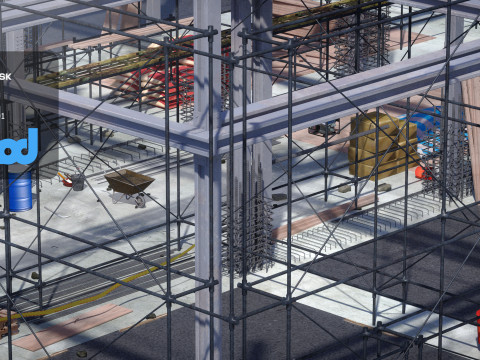 Construction Site 3Dモデル