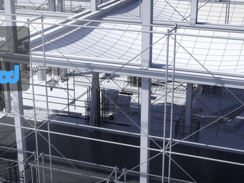 Construction Site 3Dモデル