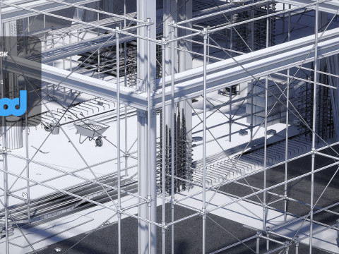 Construction Site 3Dモデル