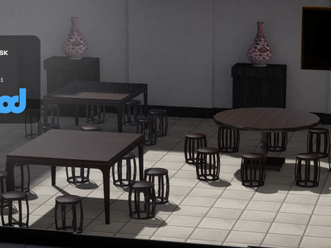 Chinese Restaurant 3D 模型