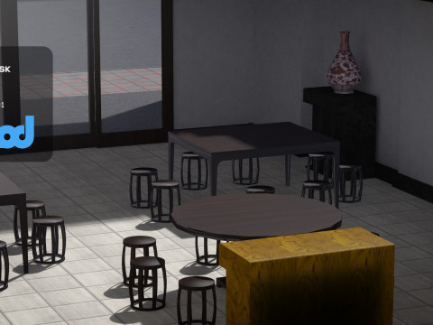 Chinese Restaurant 3D 模型