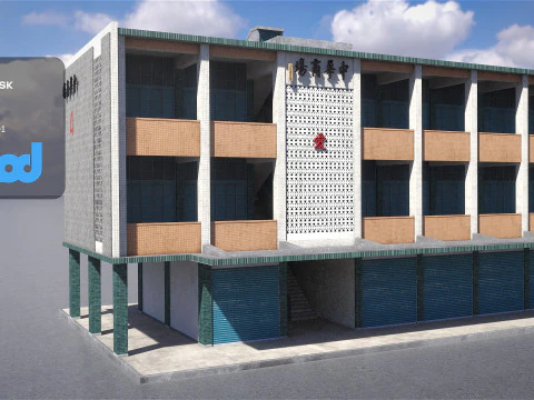 Chunghwa Market Bazaar 3D Model
