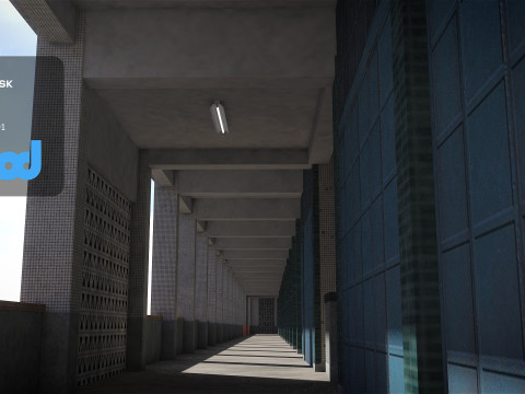 Chunghwa Market Bazaar 3D Model