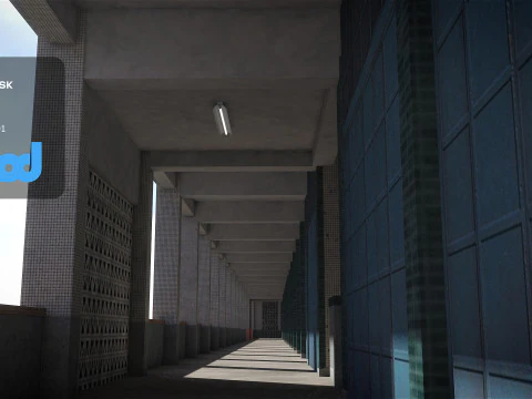 Chunghwa Market Bazaar 3D Model
