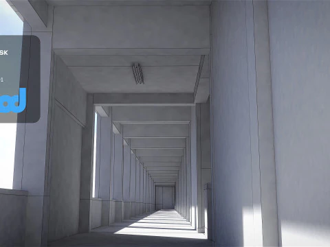 Chunghwa Market Bazaar 3D Model