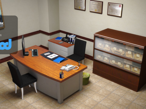 Chinese Clinic Modèle 3D
