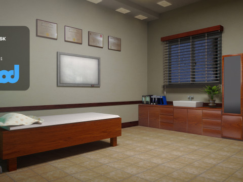 Chinese Clinic Modèle 3D