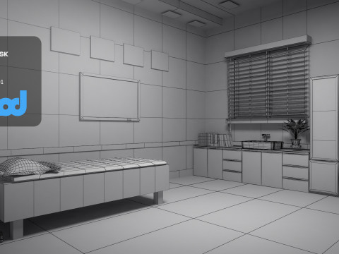 Chinese Clinic Modèle 3D