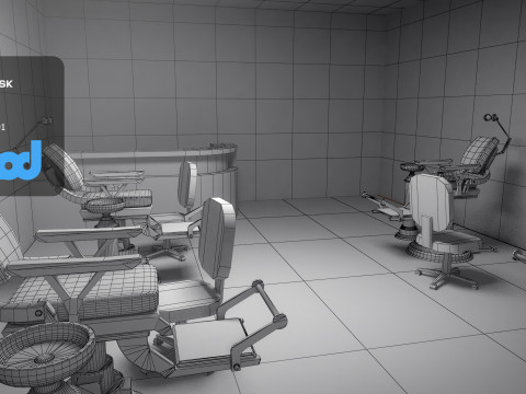 Dental Clinic 3Dモデル