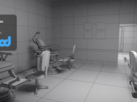 Dental Clinic 3Dモデル