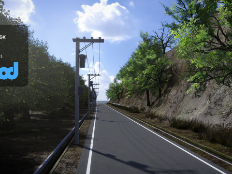 Mountain Road 3Dモデル