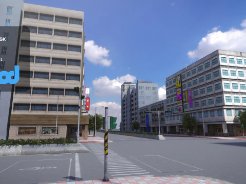 Crossroads 3D Model