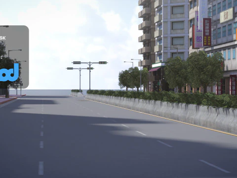 Crossroads 3D Model