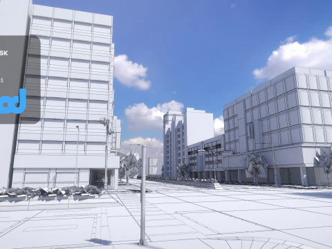 Crossroads 3D Model