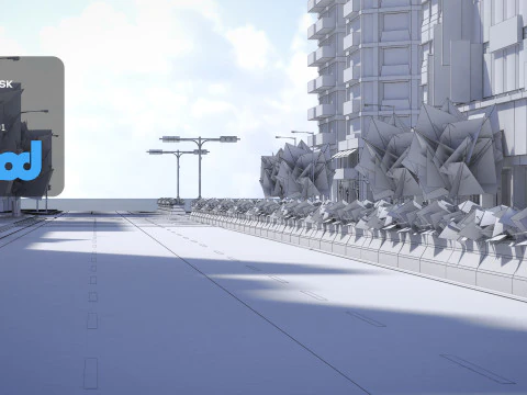 Crossroads 3D Model