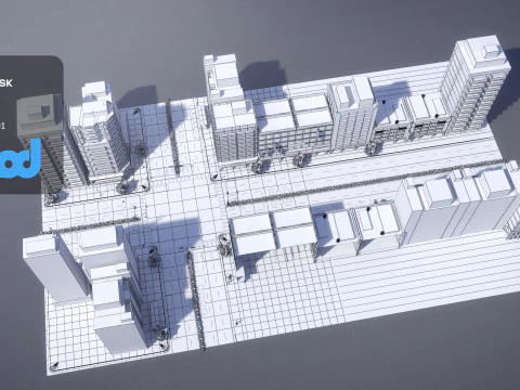 Crossroads 3D Model