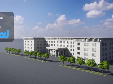 Minist&egrave;re des Affaires &eacute;trang&egrave;res Modèle 3D