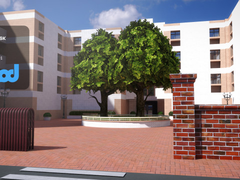 Apartment Complex 3Dモデル