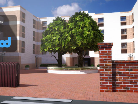 Complesso di appartamenti Modello 3D