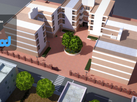 Apartment Complex 3D 모델