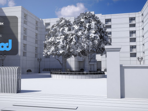 Apartment Complex 3D 모델