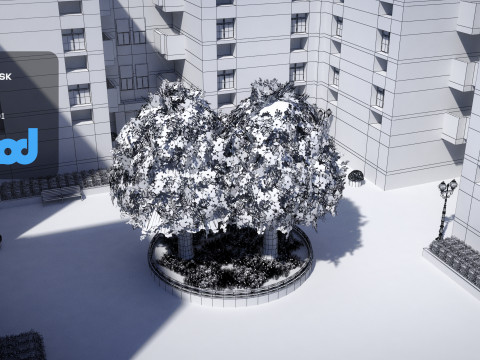 Apartment Complex 3D 모델