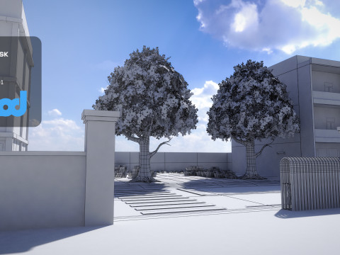 Apartment Complex 3D 모델