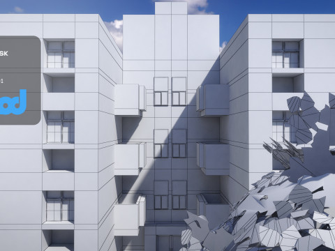 Apartment Complex 3D 모델