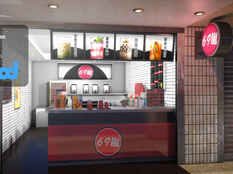 Beverage Store 3D 模型